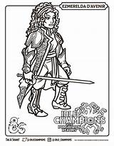 Idle Champions sketch template