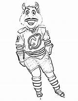 Coloring Pages Nhl Logo Jersey Nashville Predators Hockey Goalie Mask Mascots Devils Drawing Getcolorings Printable Color Getdrawings Template sketch template