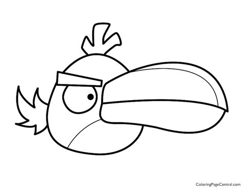 angry birds hal  green boomerang bird  coloring page central