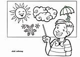 Weather Coloring Pages Sheets Hot Template sketch template