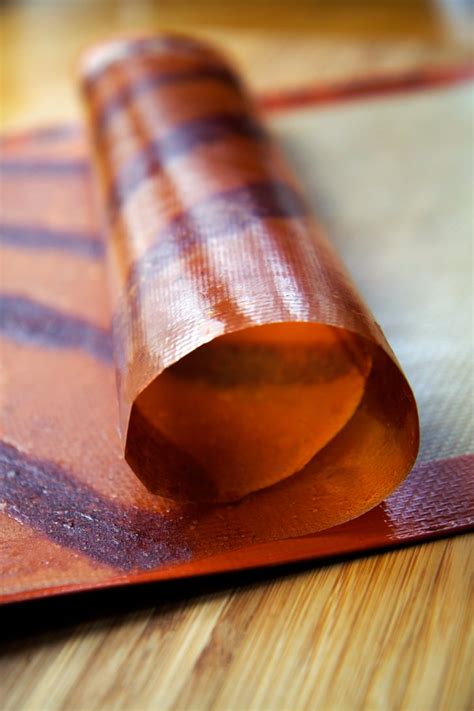 striped apple cinnamon fruit leather 150 calorie snacks made with 3 ingredients popsugar
