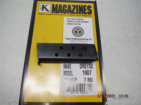 dreyse  magazine    acp magazine  sale