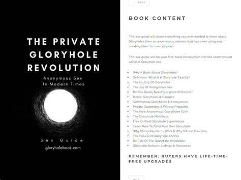 the private gloryhole revolution anonymous sex in modern