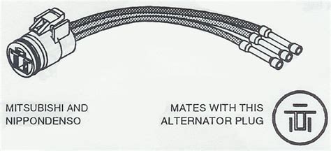 denso alternator  pin plug wiring diagram hustlerinspire