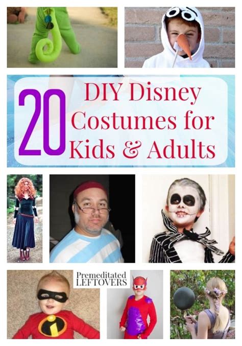 diy disney costumes  kids  adults