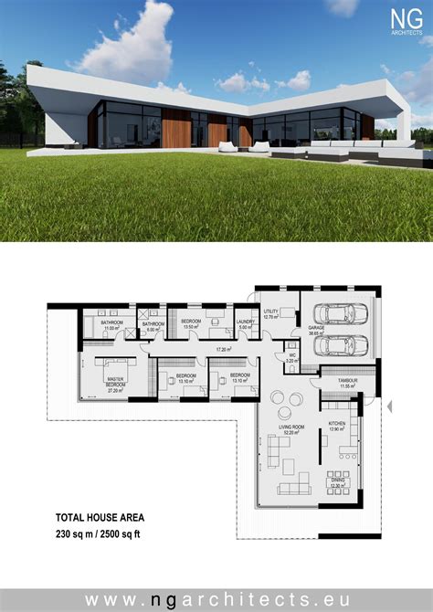 shaped house plans modern  modern villa design  shaped house plans modern house floor