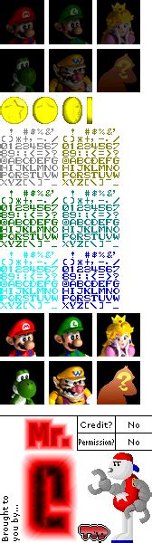 Mario Party 64 Sprites And Mini Games