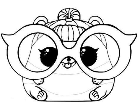 coloring page kitty queen lol doll lol coloring surprise pet dolls