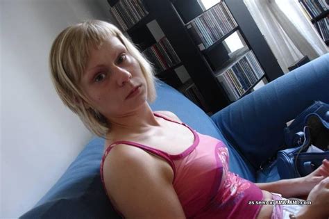 collection of a slim blonde wife posing at home pichunter