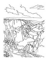 Coloring Yosemite sketch template