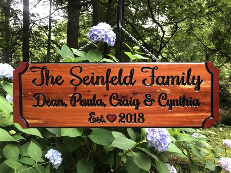 house  signs custom carved wooden  signs   order