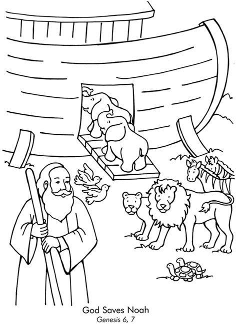 bible noahs ark coloring pages coloring home