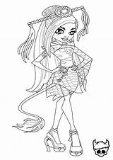 Monster High Coloring Pages Clawdeen Getcolorings Colorin sketch template