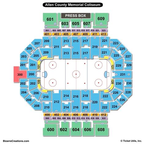 allen county war memorial coliseum basketball seating chart elcho table