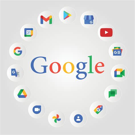 google apps collection   google application  vector   vector art