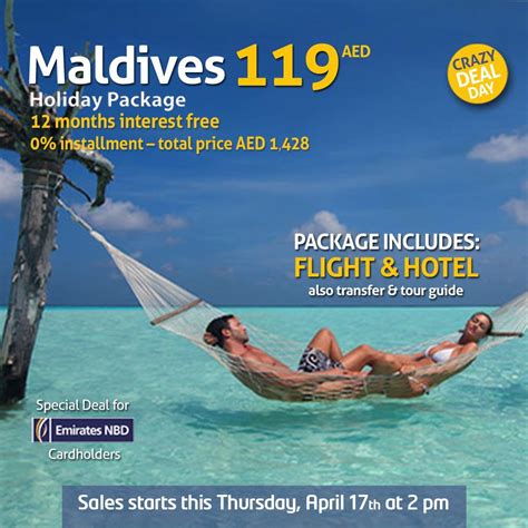 maldives crazy deal countdown  days  aed   months interest