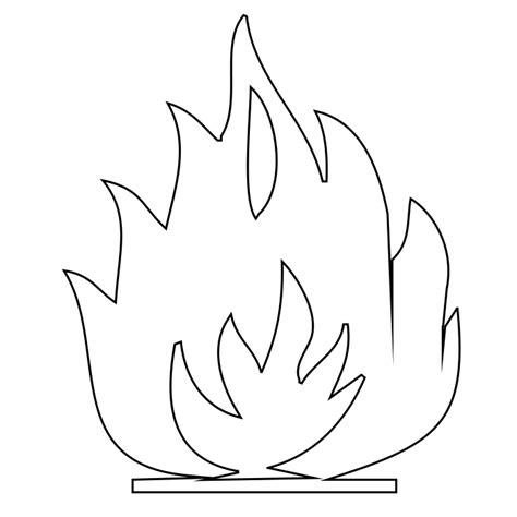 printable flame coloring pages  coloring pages  kids