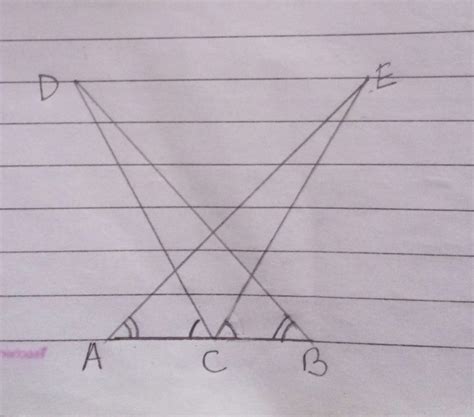 In The Figure Ac Bc Angle Dca Angle Ecb And Angle Dbc