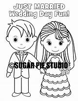 5x11 Coloring Instant Printable Wedding Book Activity sketch template