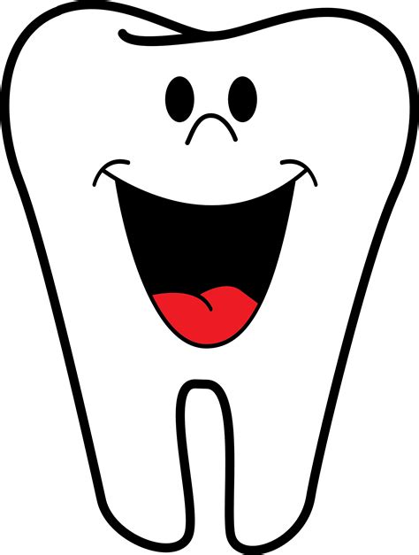 clipart happy tooth