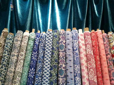 common thread textiles lightweight hand woodblock printed cotton