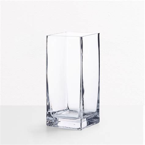 Vase Glass Square For Hire Salters Hobart And Launceston