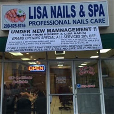 lisa nails spa   nail salons   lockeford st lodi