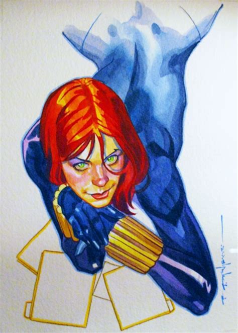 Black Widow By Brian Stelfreeze Marvel Comics Art Comic