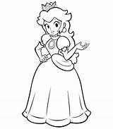 Peach Mario Princess Coloring Pages Baby Kart Printable Pitch Kids Colouring Drawing Super Print Color Princes Giant Getcolorings Perfect James sketch template
