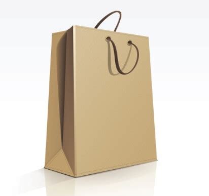 elegant vector paper shopping bag design template  titanui