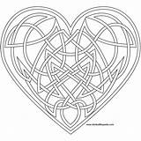 Coloring Celtic Pages Heart Knot Printable Color Transparent Adult Symbol Mandala Knotwork Donteatthepaste Colouring Geometric Knots Symbols Designs Template Kids sketch template
