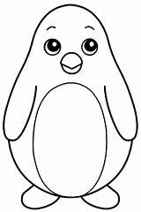 Pinguin Pinguim Penguins Tegninger Colorear Cool2bkids Mar Pingouin Doodle sketch template