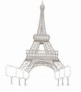 Eiffel Tower Drawing Sketch Paris Drawings Easy Coloring Pages Draw Torre Simple Sketches Pencil Silhouette Step Kids Para Transparent Pakistan sketch template