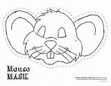 Mouse Mask Template Printable Masks Coloring Mickey Kids Play Craft Color Animal Sampletemplatess Activity Animals Choose Board sketch template