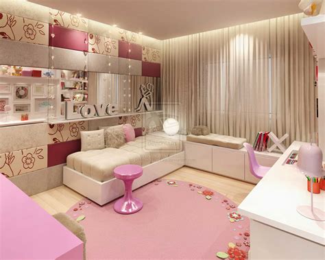 comfort pink girl bedroom  darkdowdevil interior design ideas