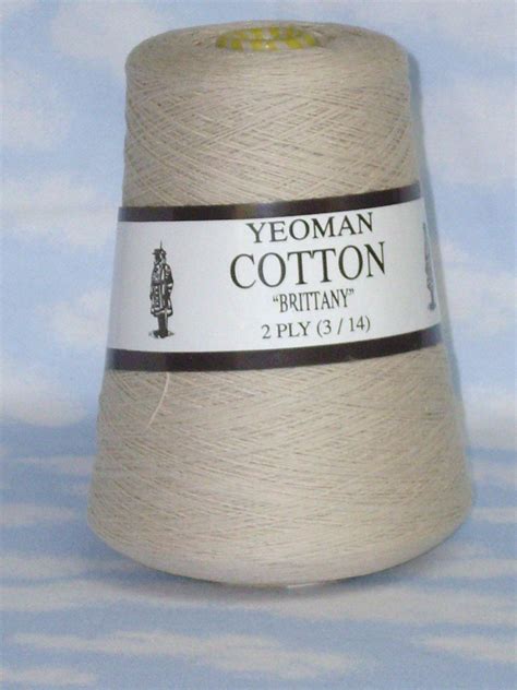 cotton yarn cone yeoman cotton brittany  ply soft desert colored yarn