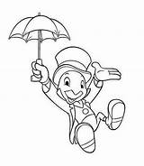 Cricket Jiminy Coloring Disney Pages Pinocchio Mural Choose Drawings Board Coloringpagesfortoddlers sketch template