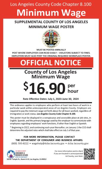 Minimum Wage California 2024 Los Angeles Lilas Paolina