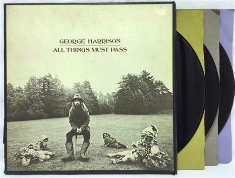 george harrison all things must stcg 639 poster lp vinyl record 3lp