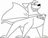 Krypto Coloring Pages Coloringpages101 sketch template