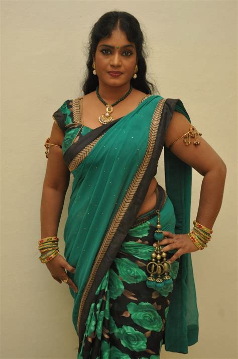 Supporting Actress Jayavani Hot Stills In Saree Hq Tollywood One Blog