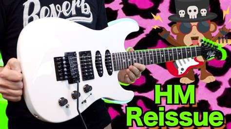 worth   fender hm strat reissue flash white heavy metal review demo youtube