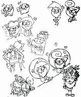 Odd Fairly Parents Coloring Pages Getcolorings sketch template