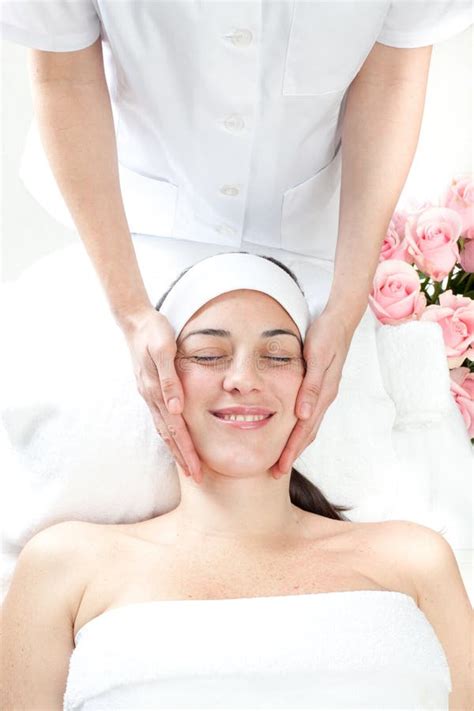 massage spa facial treatment stock photo image  clinic cosmetics
