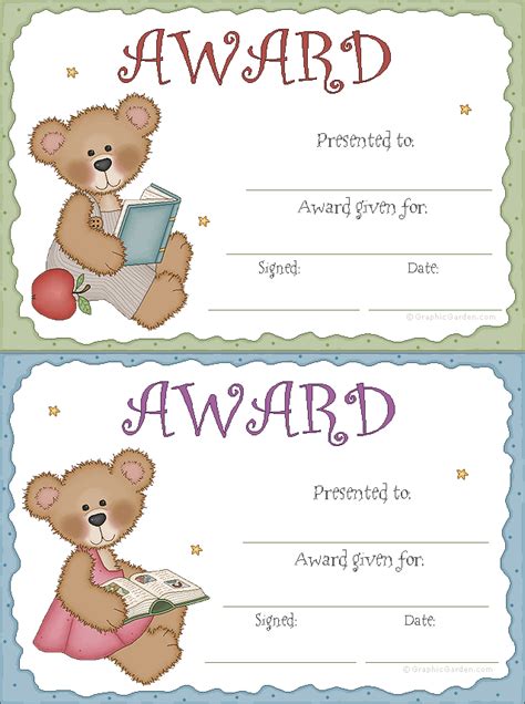 ar award preschool award teacher awards english worksheets  kids
