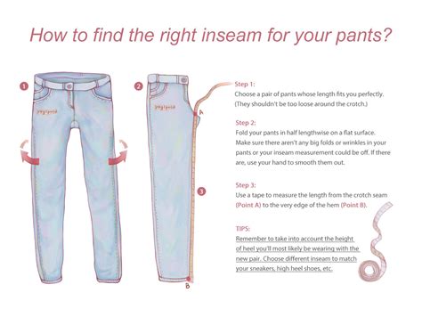 measure inseam  pants
