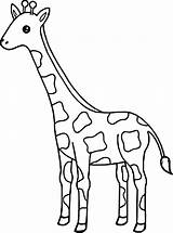 Giraffe Ausmalbilder Giraffes Printable Jirafa Tiere Colouring Getcolorings Outlines Malvorlagen Entitlementtrap Giraffen Drucken sketch template