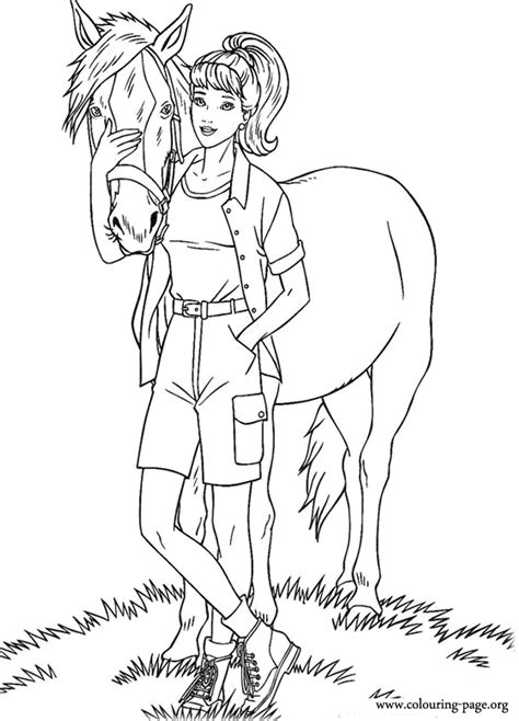 barbie barbie  tawny coloring page coloring page