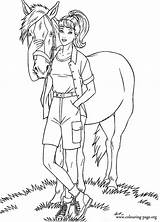 Barbie Coloring Tawny Colouring Pages Horse Printable Book Accompanied His Beautiful Para sketch template