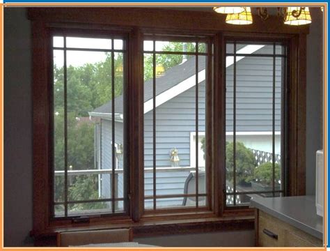 prairie style bay window window grill design modern window grill design prairie grill windows